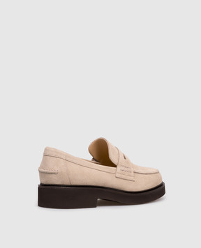 Doucal's Beige suede loafers DD8750ETIEUF252