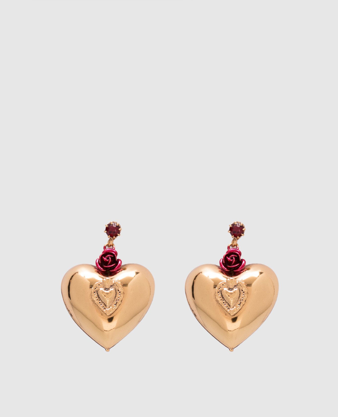 

Gold earrings in the shape of hearts CelesteG, Golden