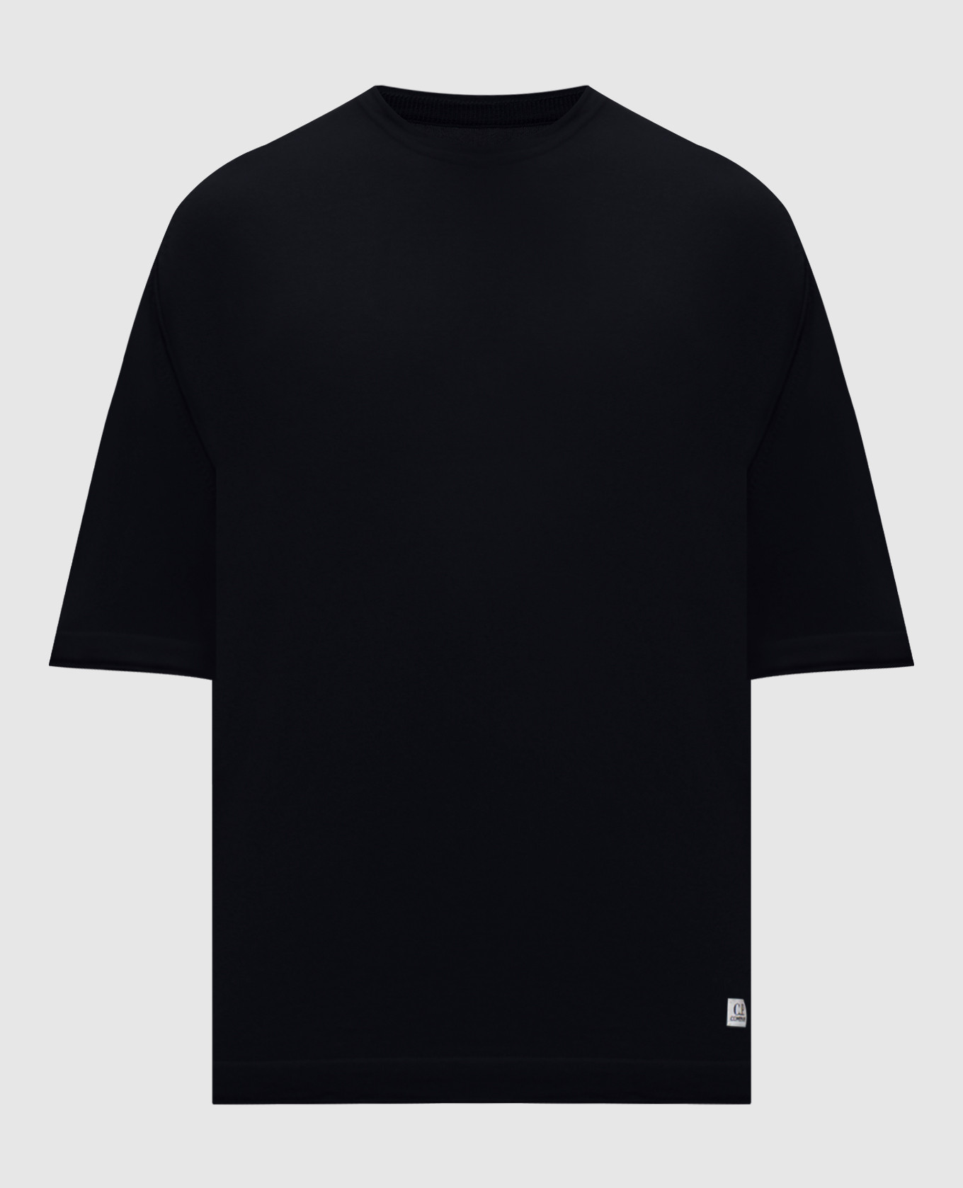 Blue T-shirt with inside-out effect C.P. Company