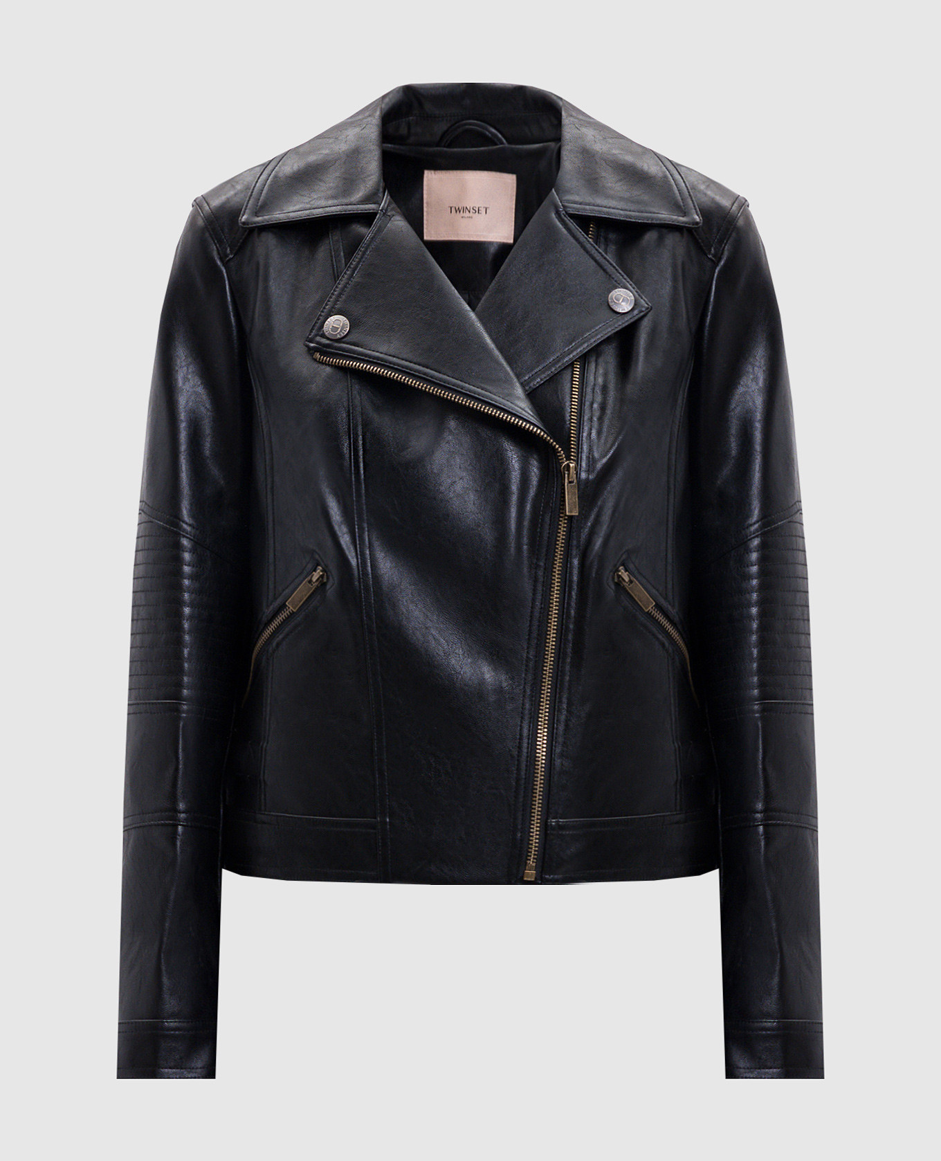 

Black biker jacket Twinset