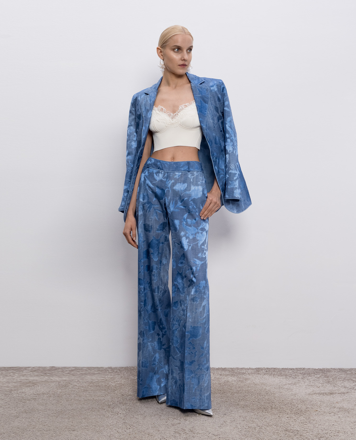 

White top with lace Ermanno Scervino