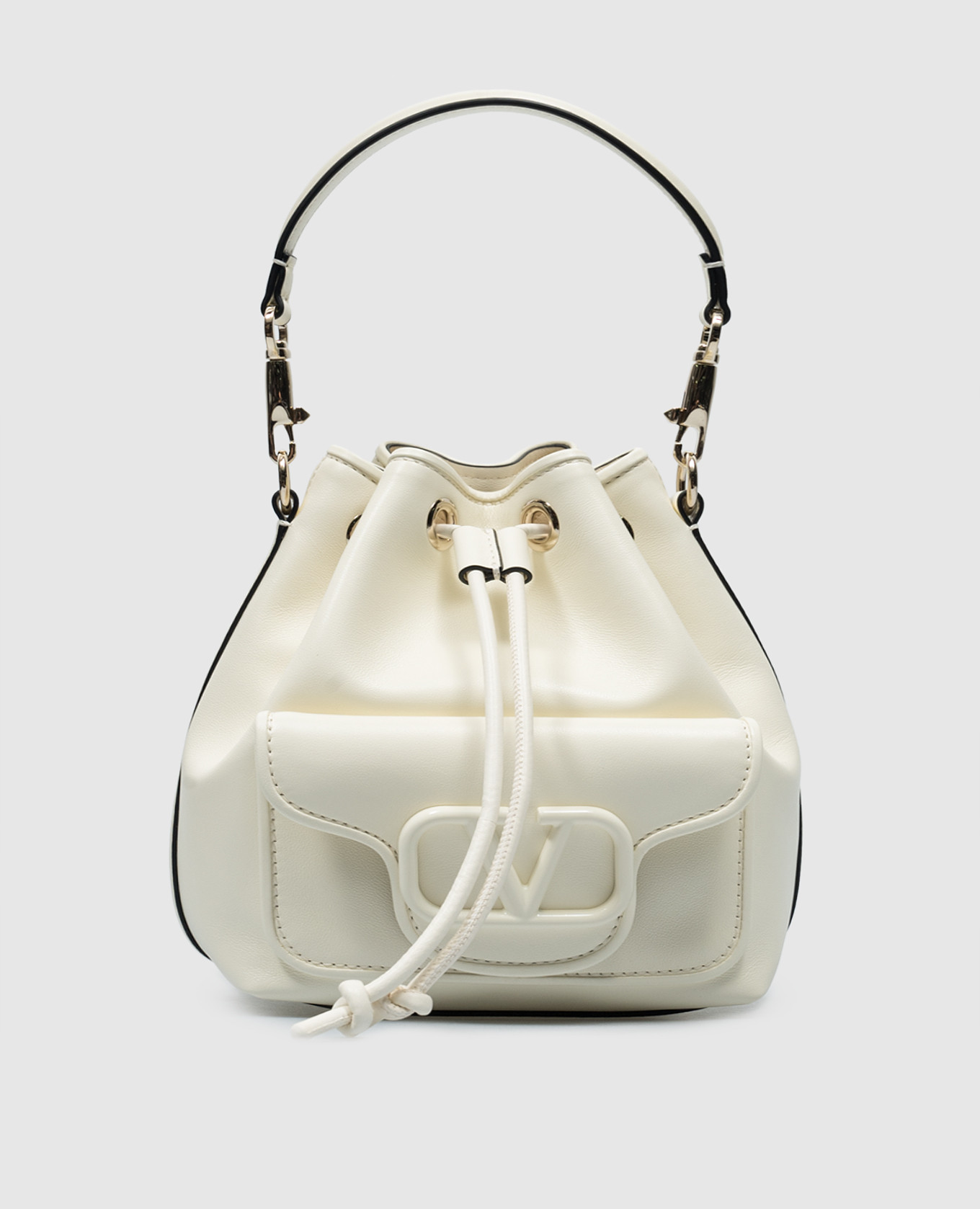 

White VLogo Signature clutch bag Valentino