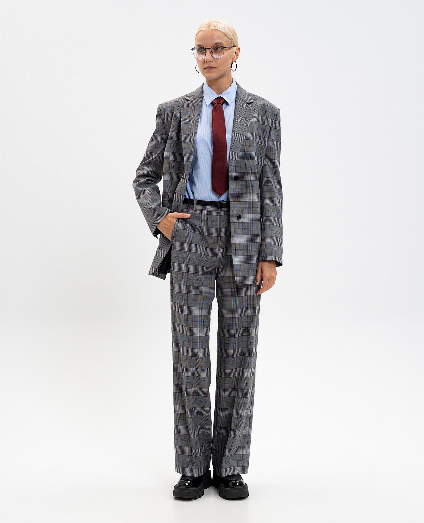 

Blue striped shirt Juun.j, Light blue