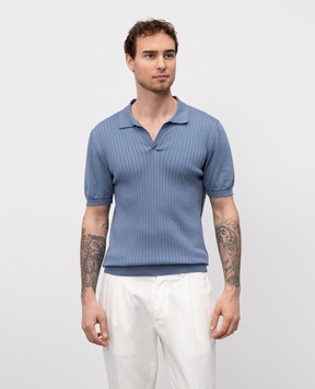 Cashmere&Whiskey Blue polo 18364Z