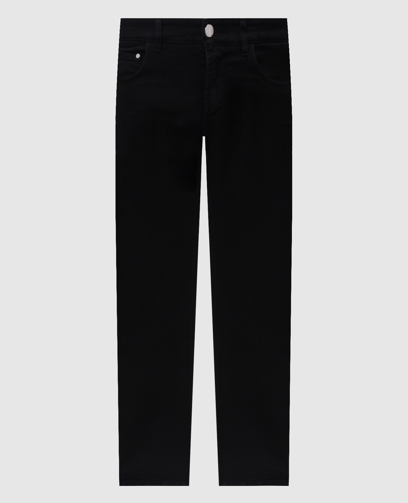 Black jeans with logo patch Cashmere&Whiskey