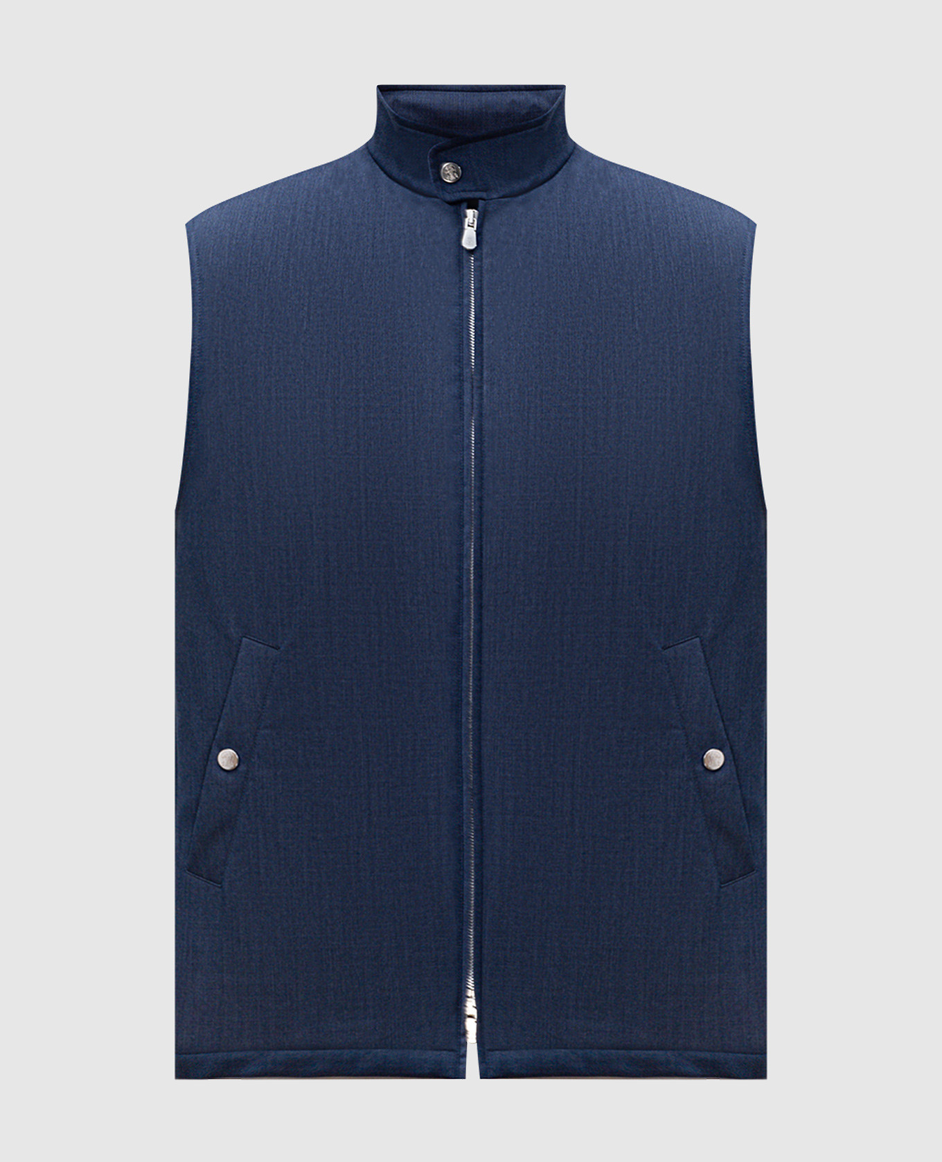 

Blue wool vest Brunello Cucinelli