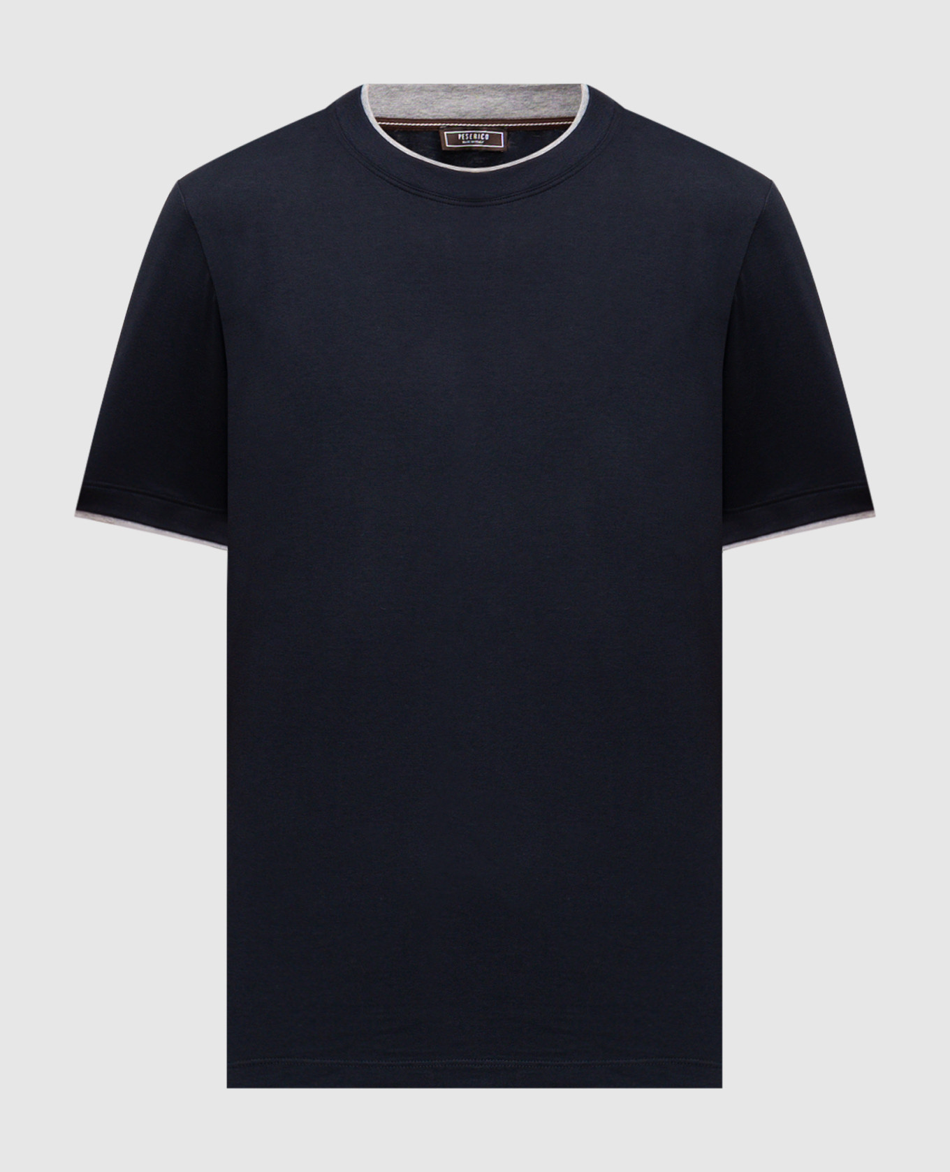 Blue layered T-shirt Peserico