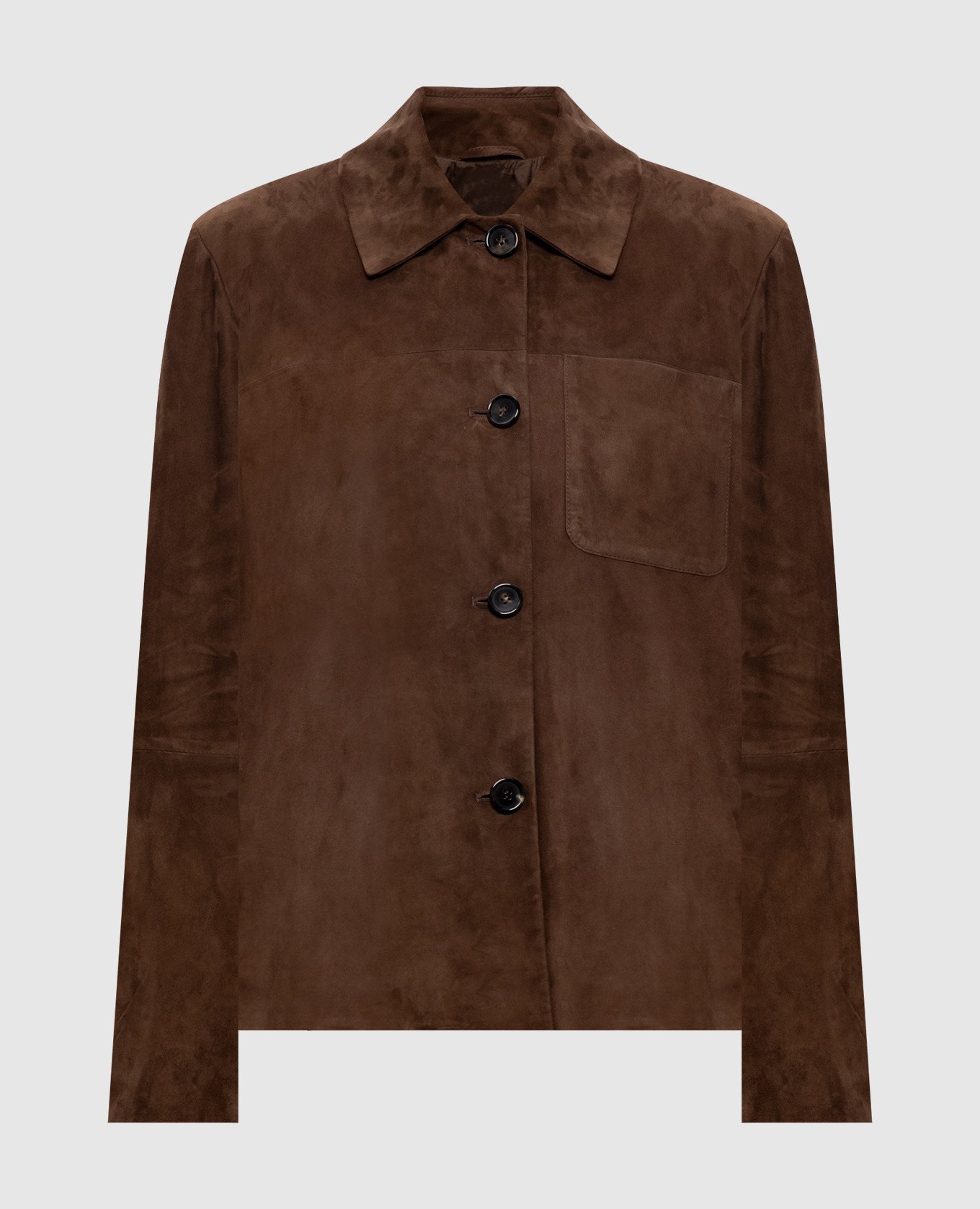 Brown suede jacket CLOE Max Mara