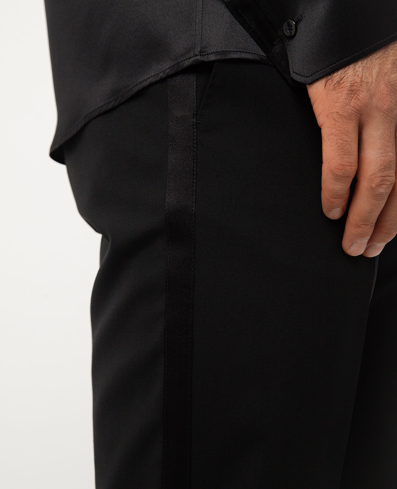 

Black pants made of wool and silk Dolce&Gabbana