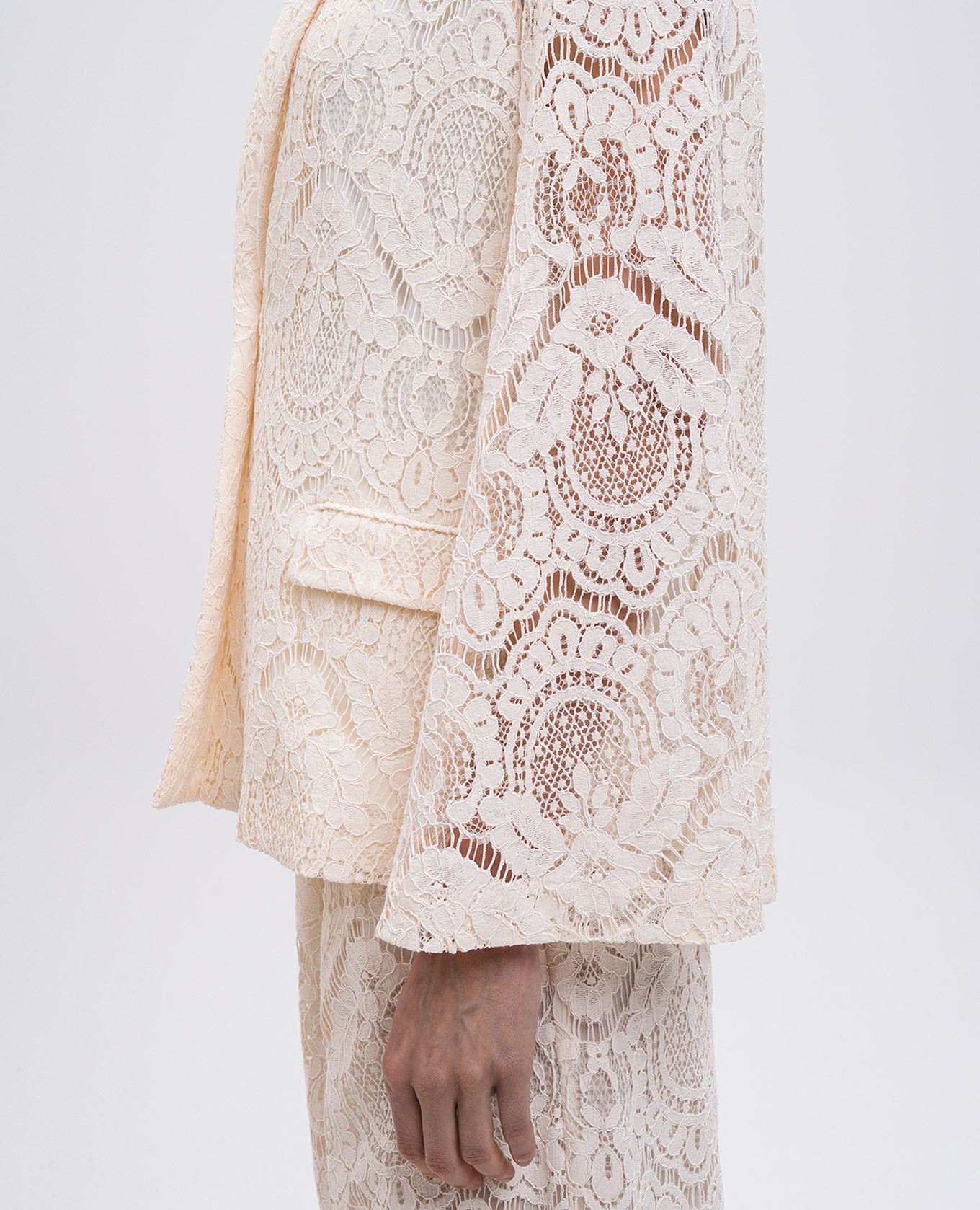 

Beige Procida lace jacket Twinset