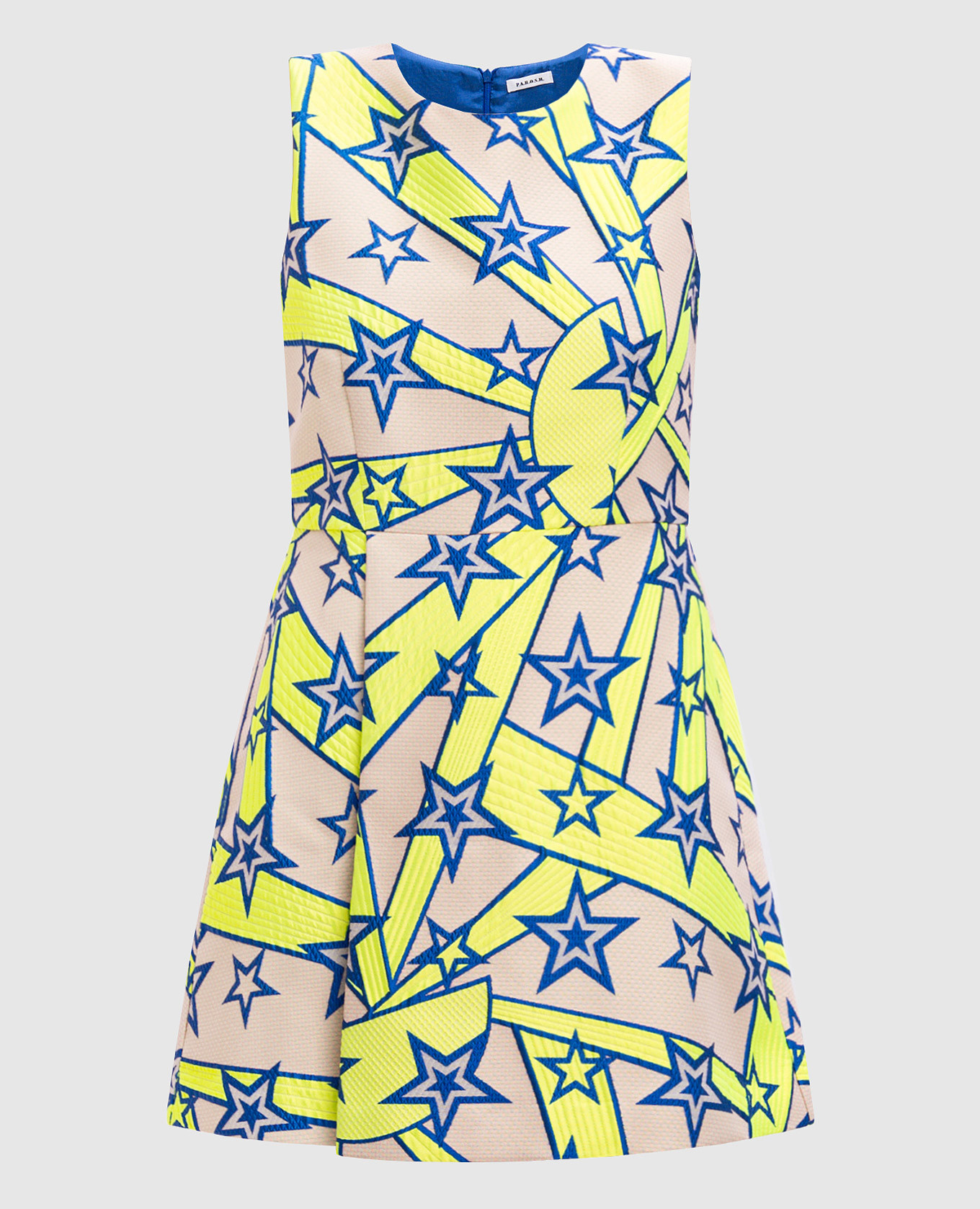 

Beige patterned mini dress PAROSH