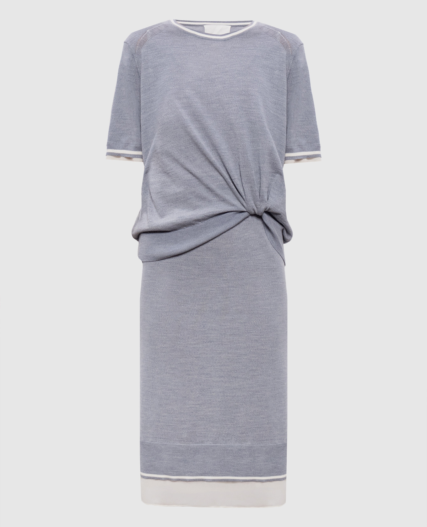 

Gray double-layered wool dress 3.1 Phillip Lim, Grey