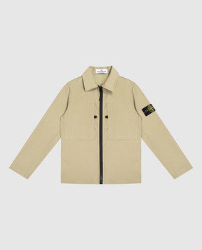Stone Island Children's green jacket with a logo 8116104141012