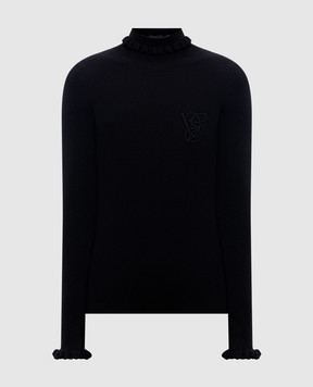 Valentino Black wool golf 7B3KC66G9H7