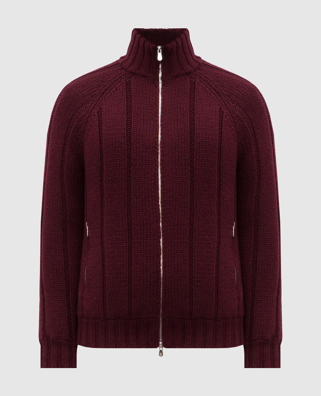 

Burgundy cashmere down jacket Brunello Cucinelli