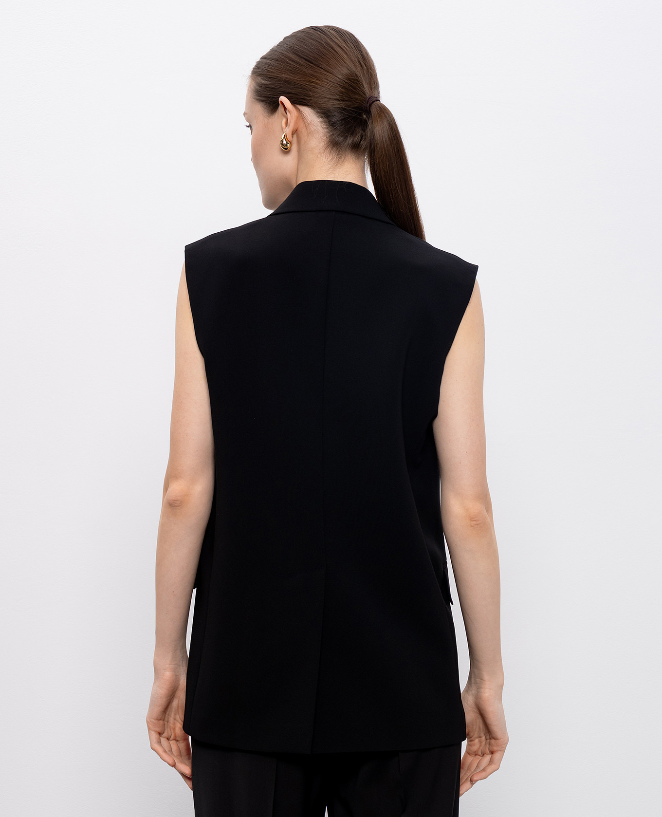 

Black double-breasted vest Max Mara