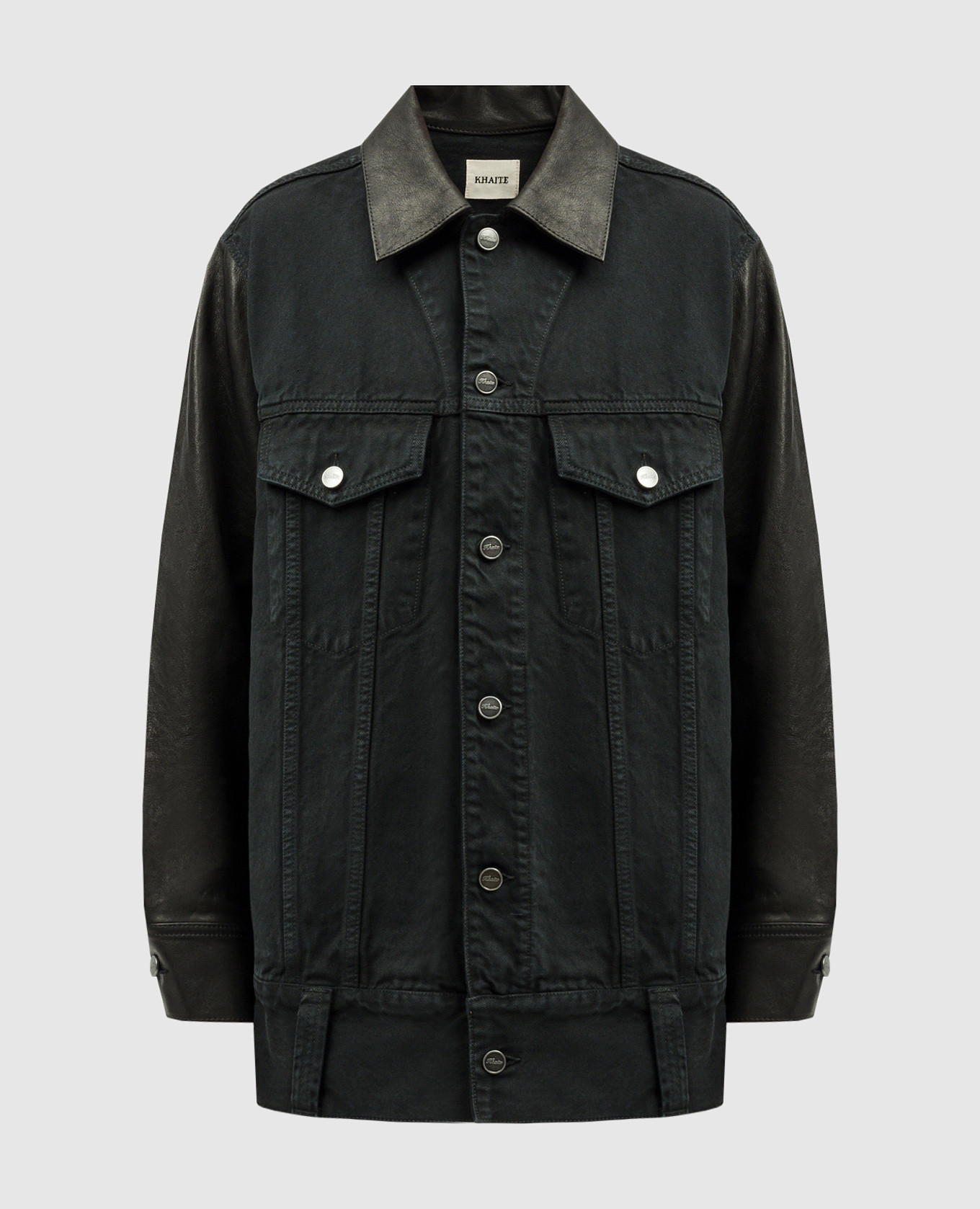 

Black combination jacket GRIZZO Khaite
