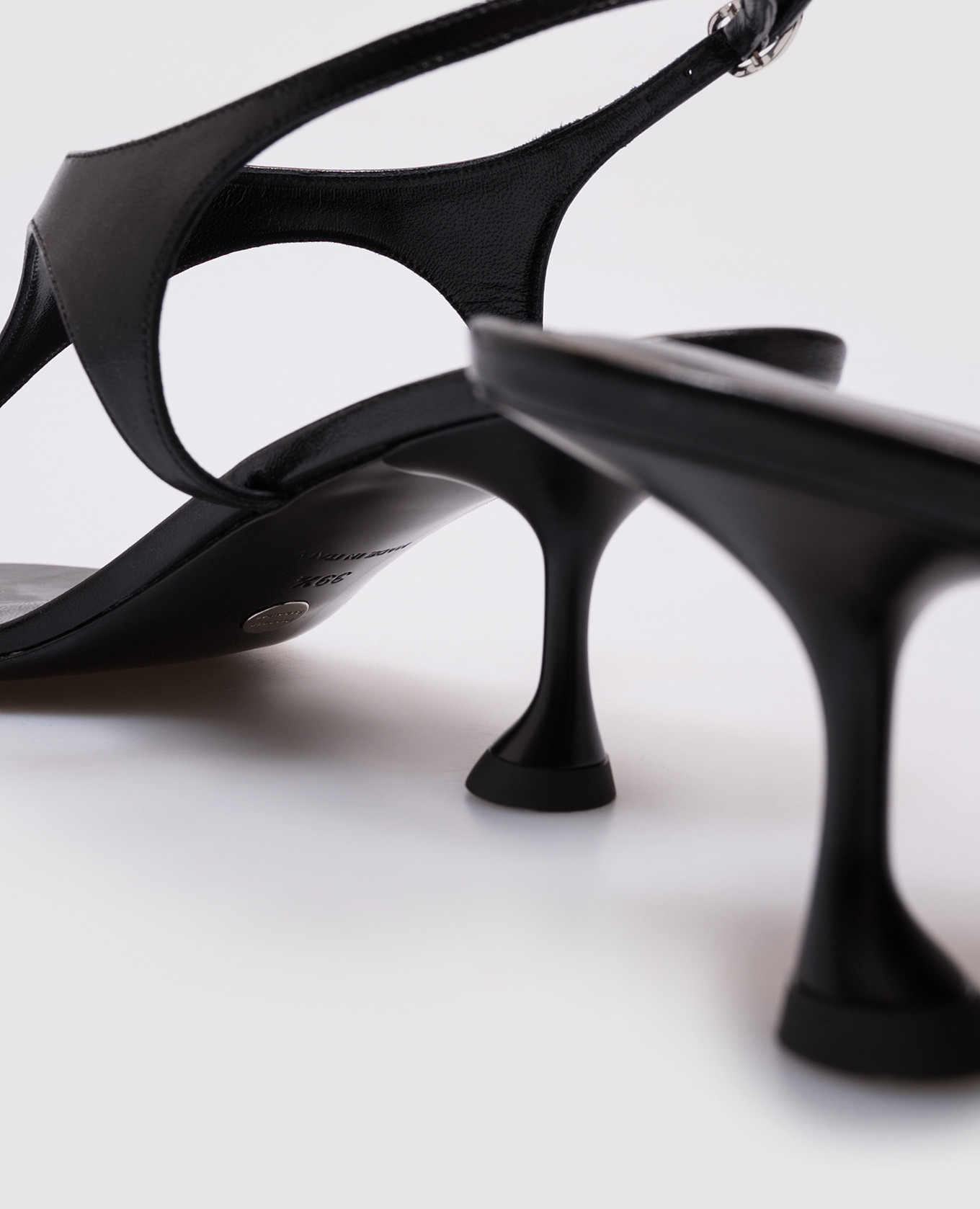 

Black leather glossy sandals PROENZA SCHOULER