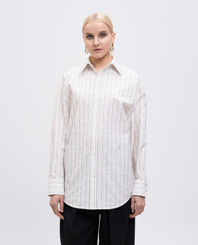 Saint Laurent White striped shirt 835517Y7K19