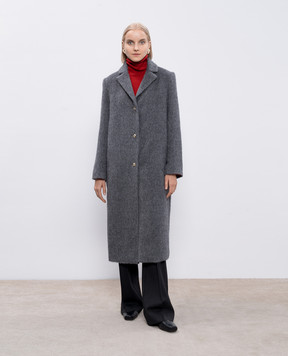 Lou Lou Studio DANIELLE gray coat with wool DANIELLE