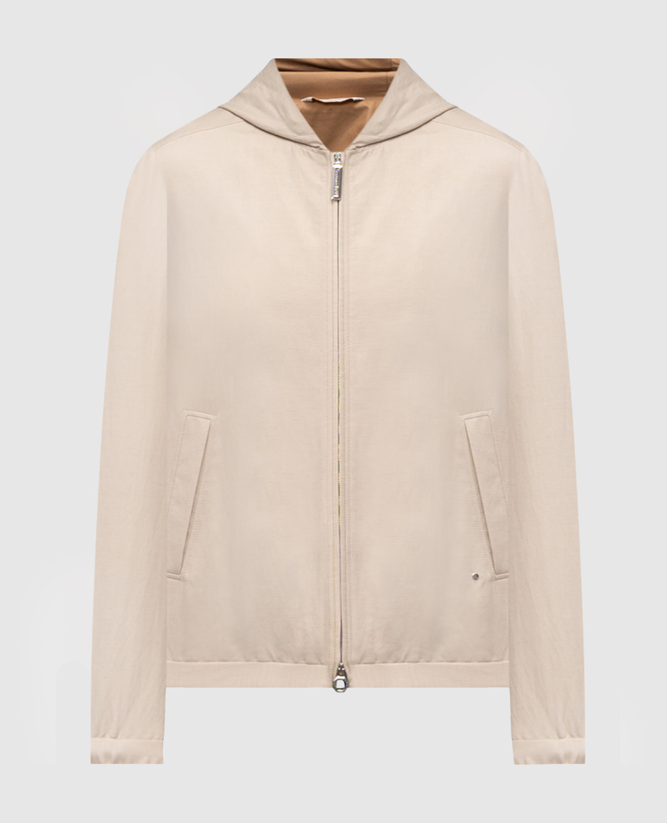 

Beige linen and silk jacket Stefano Ricci