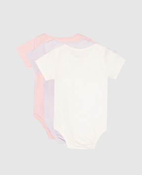 Palm Angels Children's set of three bodysuits with a logo print PG2X015S25JER001