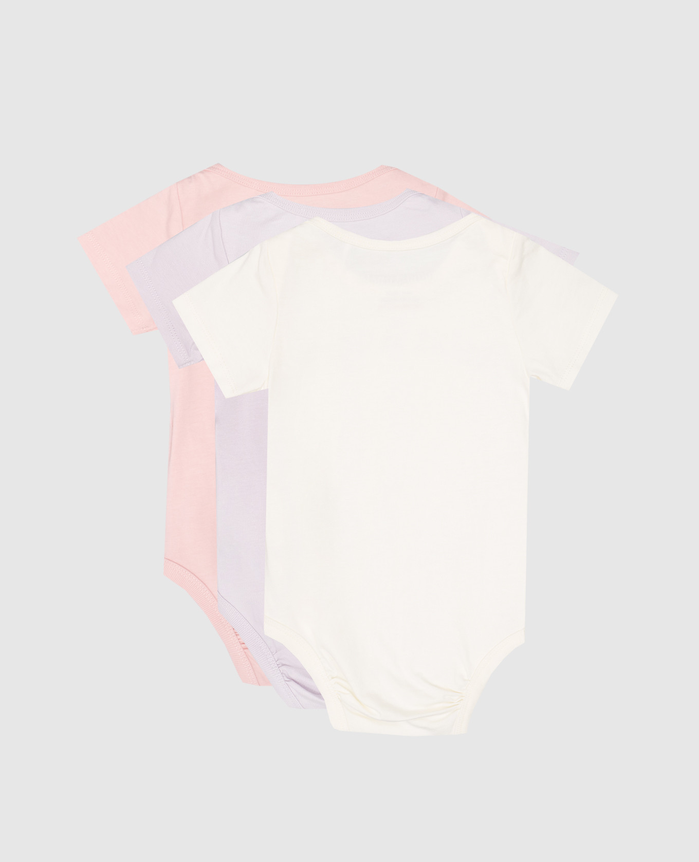 

Children's set of three bodysuits with a logo print Palm Angels, White
