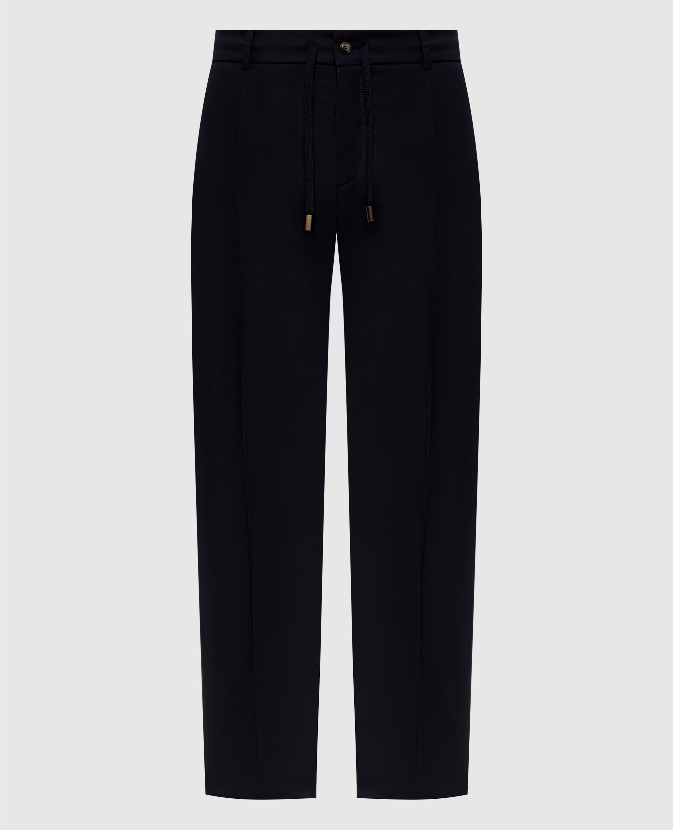 Blue wool pants CAPOBIANCO
