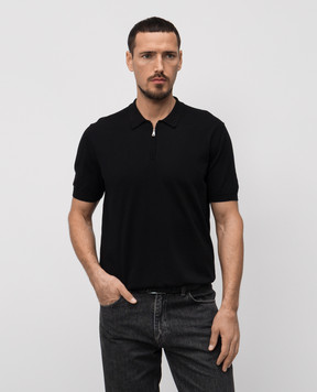 Cashmere&Whiskey Black polo MB004Z