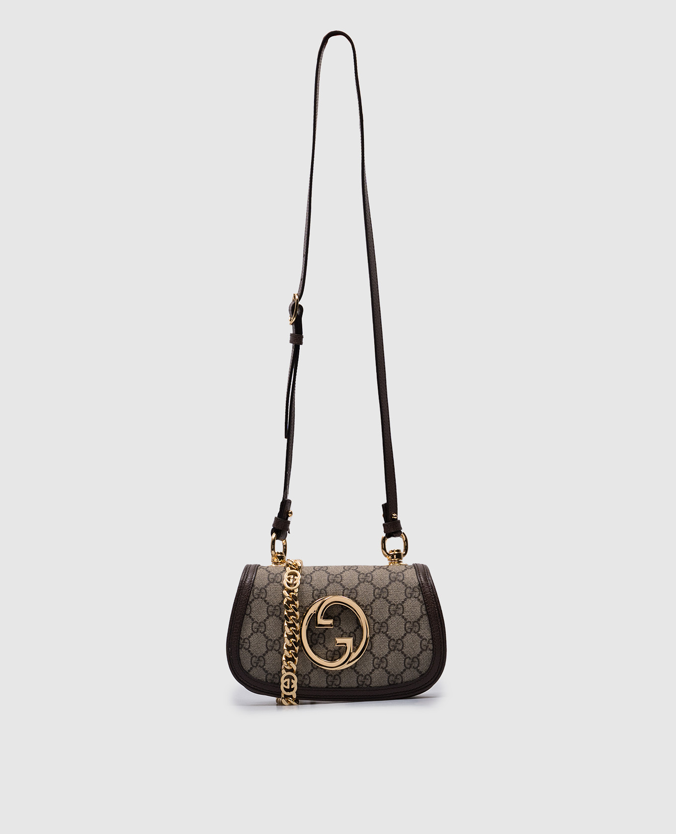 

Blondie beige logo bag Gucci, Бежевый