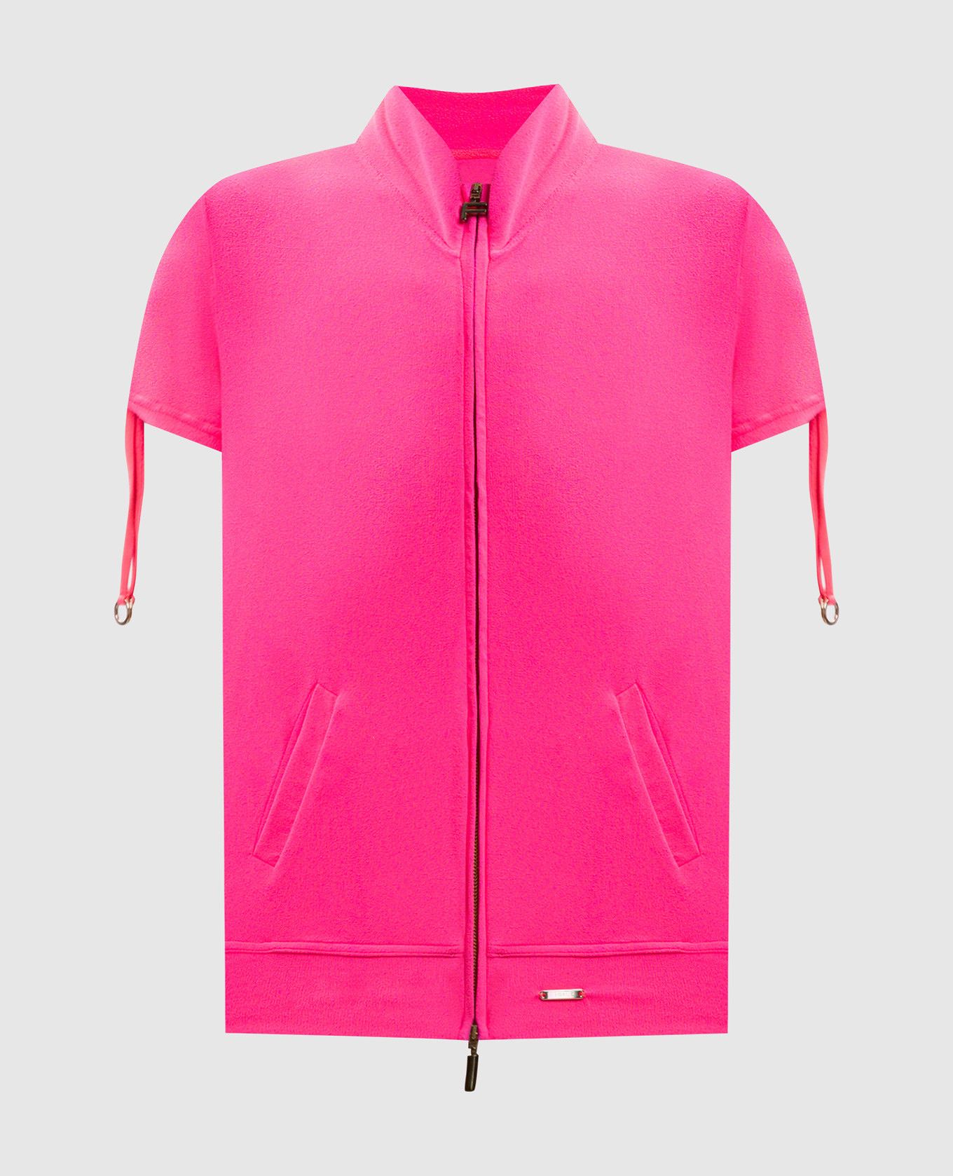 Pink sports jacket with logo fisico