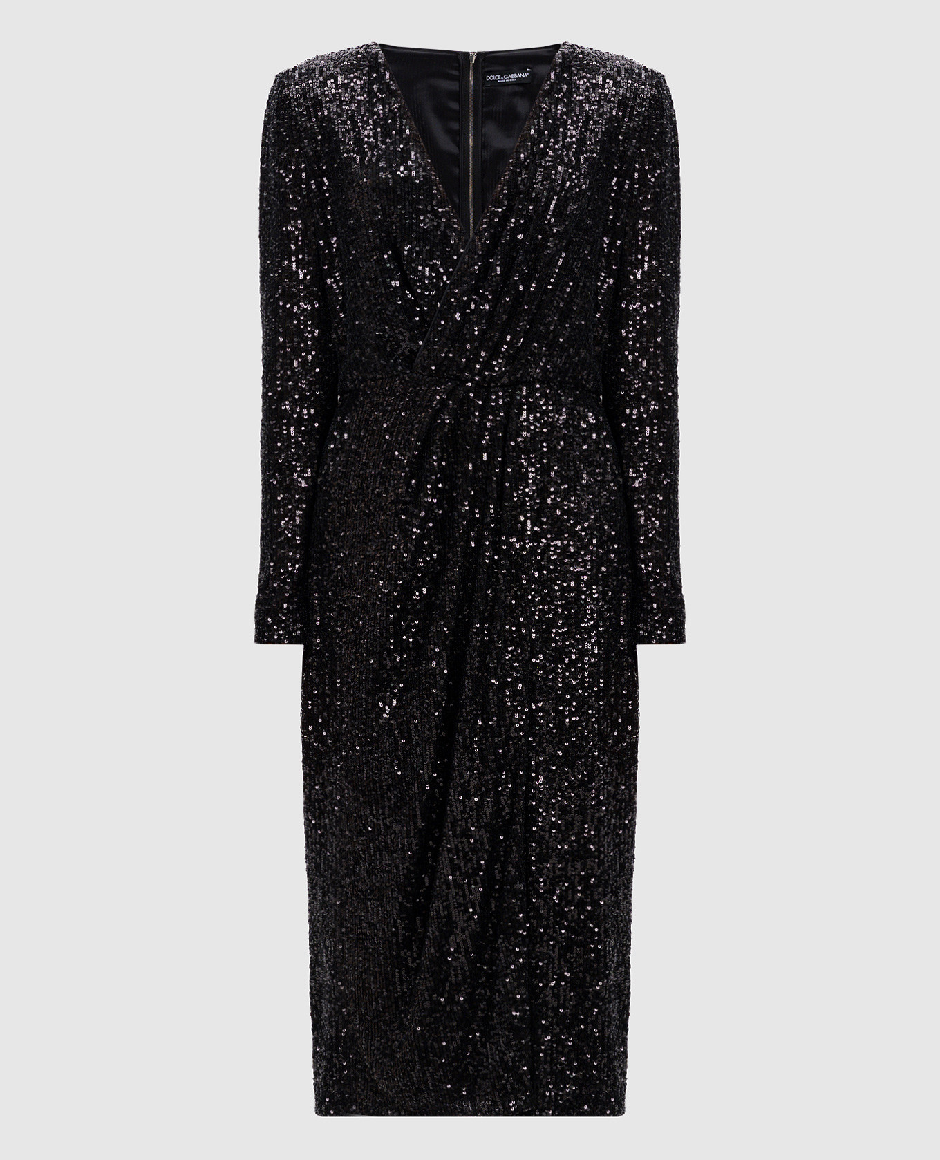 

Black dress with sequins Dolce&Gabbana