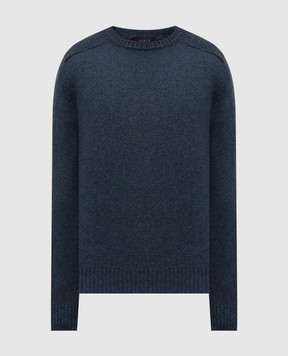 Sease Blue cashmere sweater KR056XG053