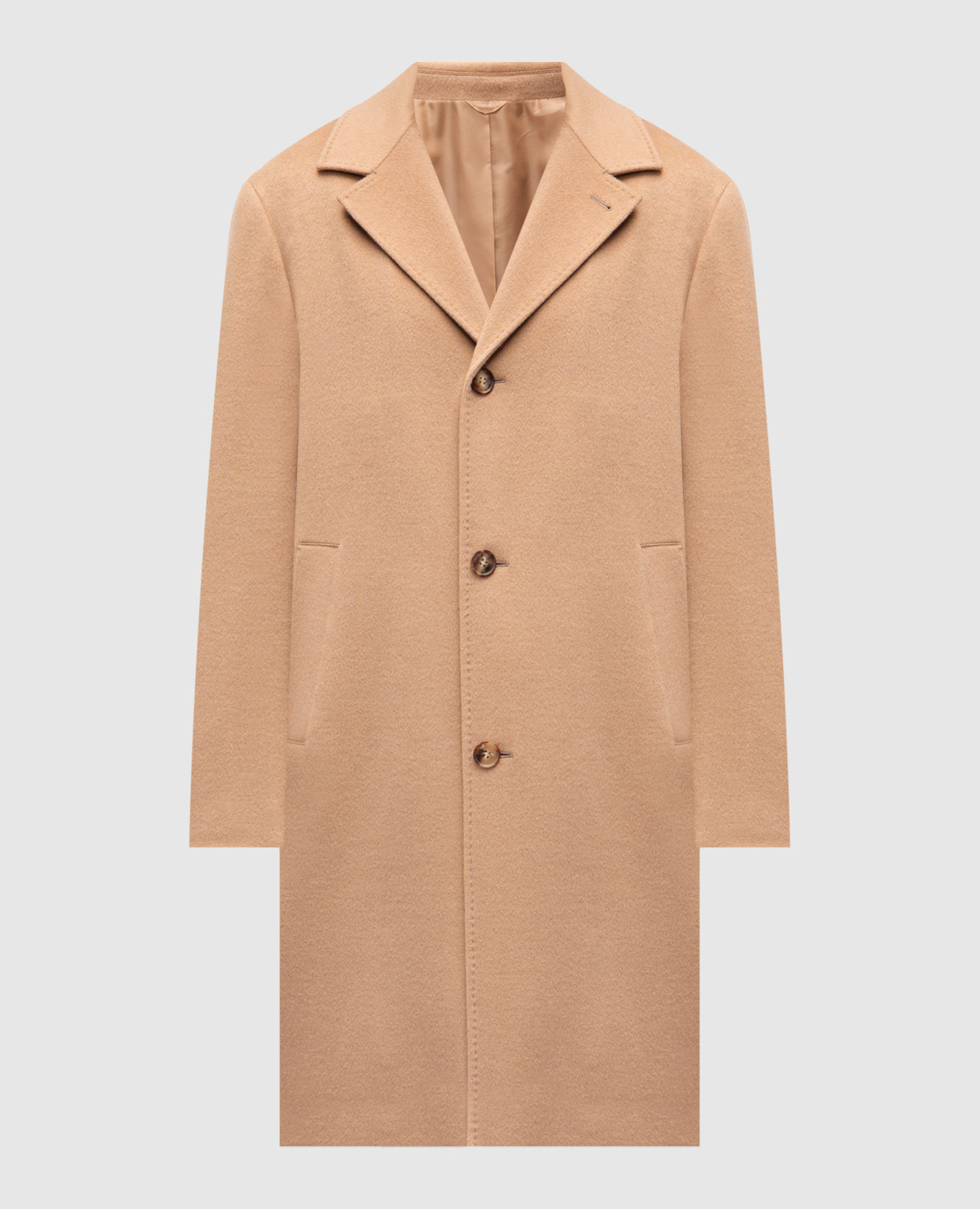 

Beige cashmere coat Brett Johnson
