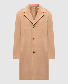 Brett Johnson Beige cashmere coat FW25C84L700CAM