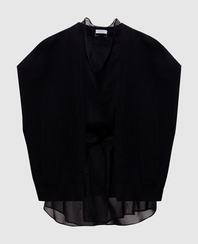 Brunello Cucinelli Black cardigan with a smell M19257716