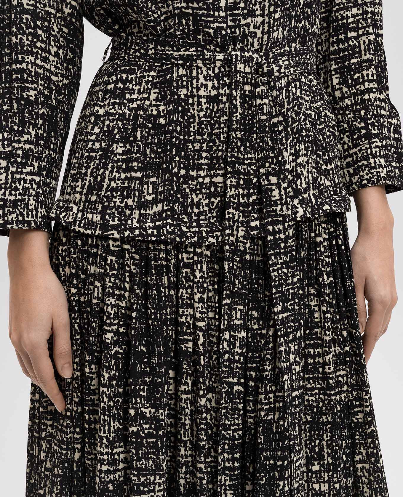 Harlow black patterned dress PROENZA SCHOULER 4