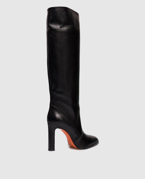Santoni Black leather boots WSAV71129HI2NHPE
