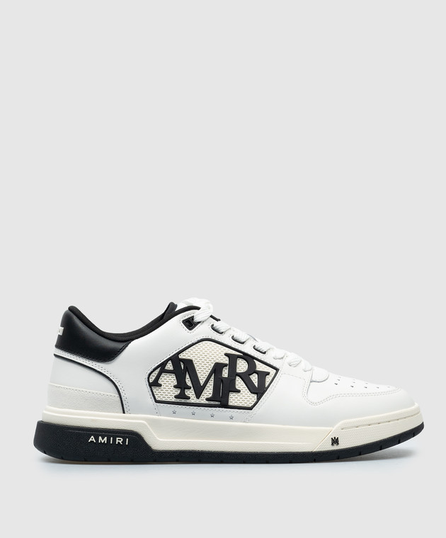 AMIRI - White leather sneakers CLASSIC LOW with textured