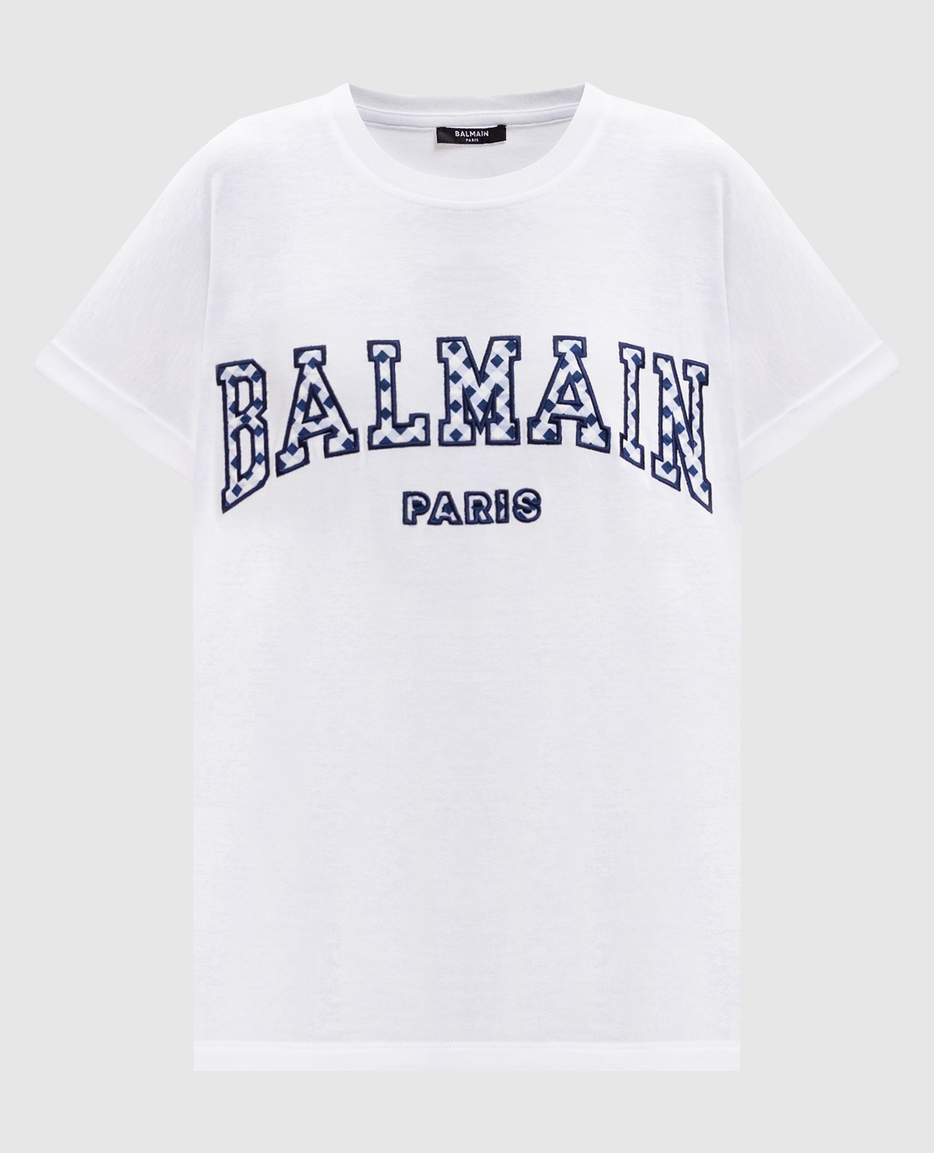 

White t-shirt with logo Balmain