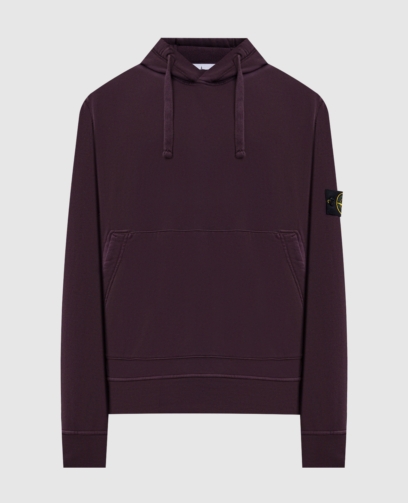 

Purple hoodie with logo patch Stone Island, Violet