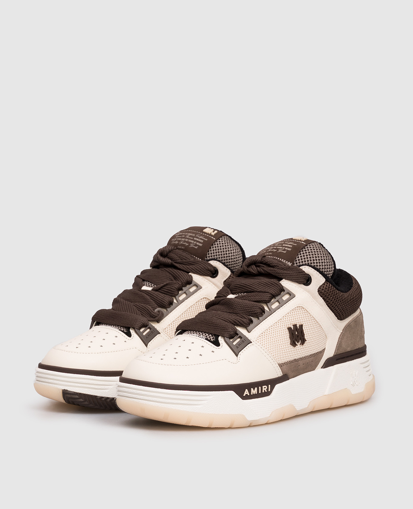 

Beige MA-1 combination sneakers AMIRI