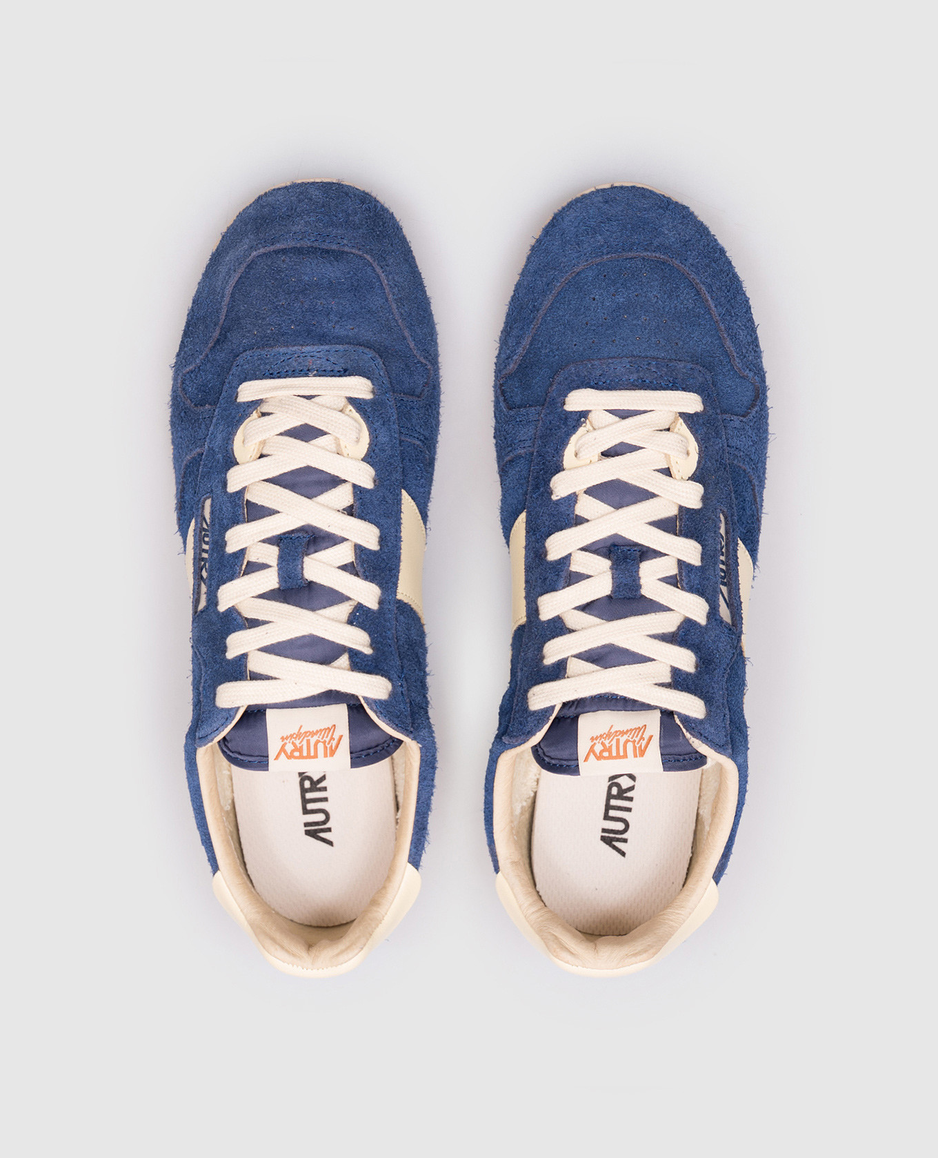

WINDSPIN blue suede sneakers with logo AUTRY