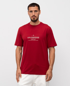 Brunello Cucinelli Red T-shirt with print M0B138495