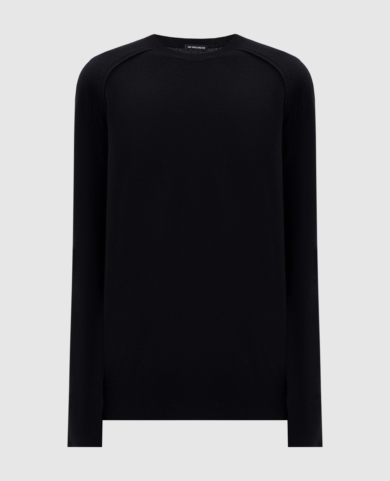 Lemme black wool and cashmere sweater Ann Demeulemeester