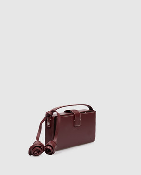 Magda Butrym Burgundy leather clutch Apolonia APOLONIABAG910525