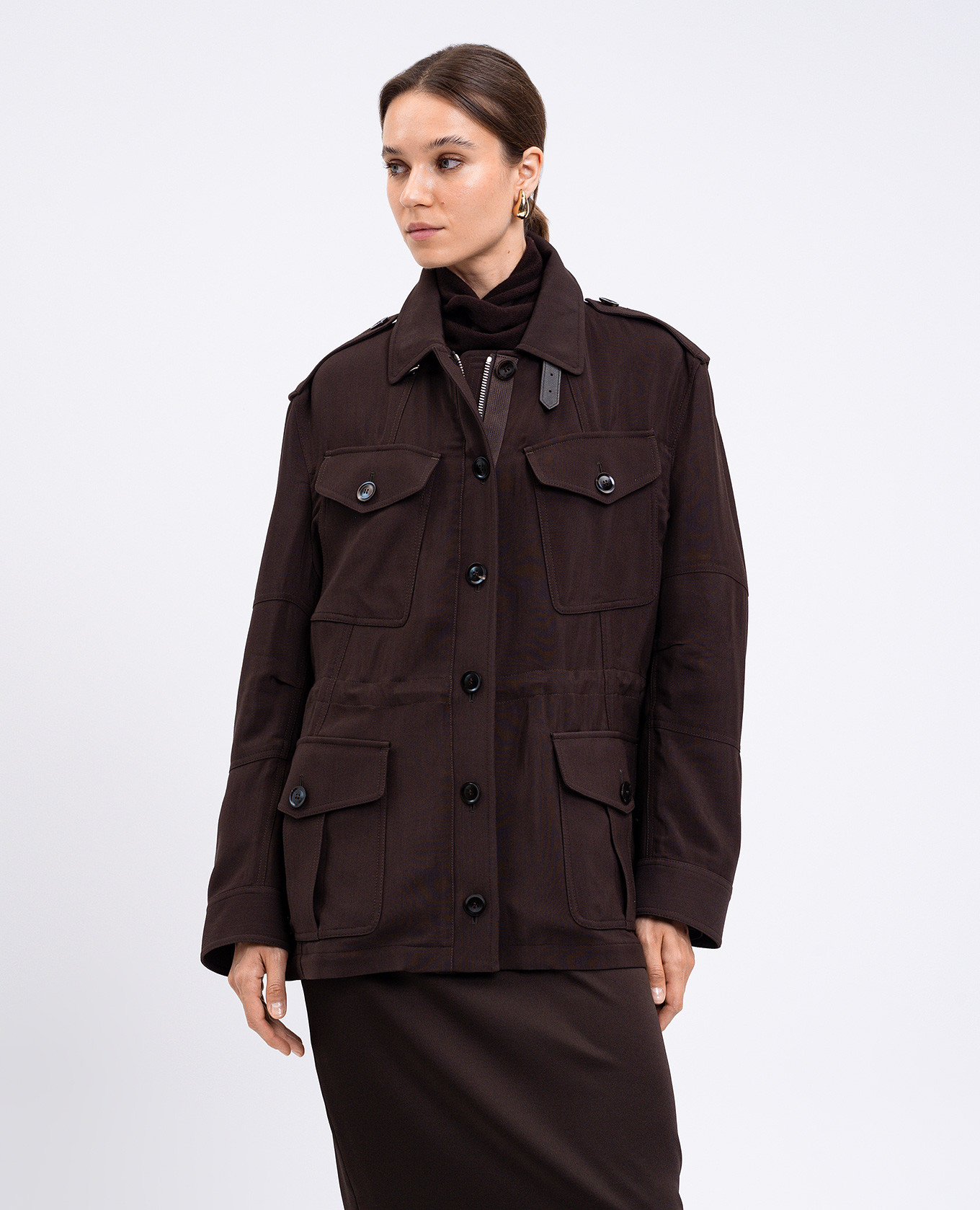 

Brown jacket with wool Tom Ford