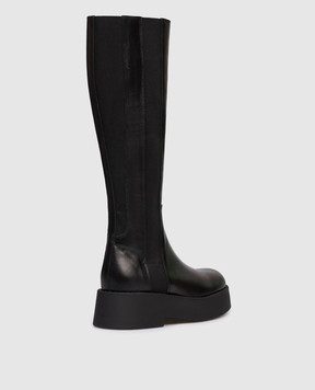 Premiata Black leather boots M7142