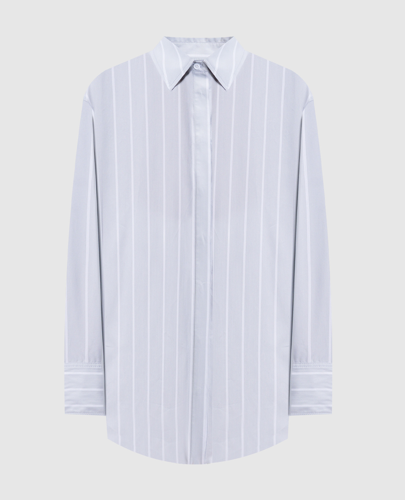 Addy gray shirt with silk PROENZA SCHOULER