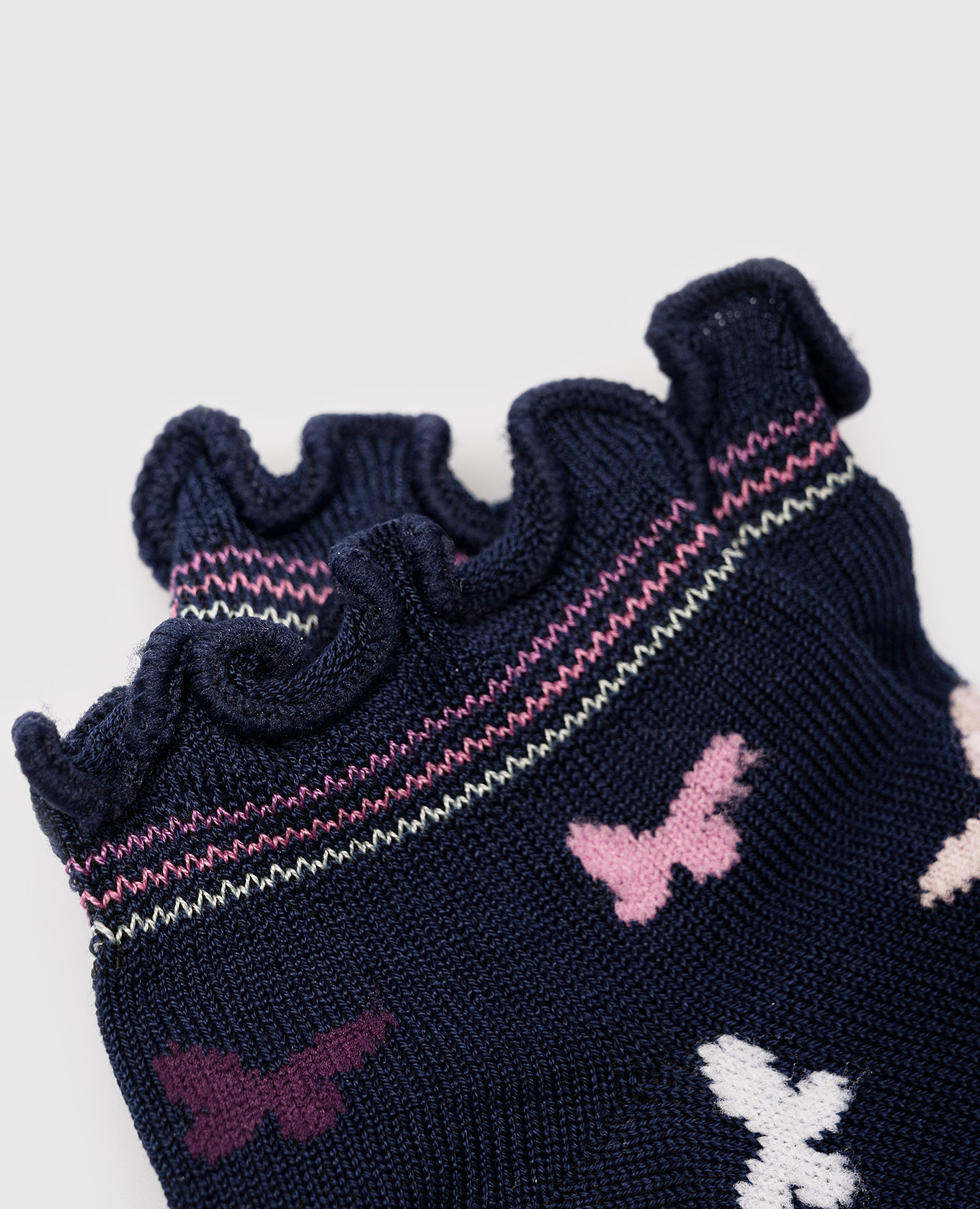 

Children's blue Ciocca socks with a pattern in the form of butterflies RiminiVeste
